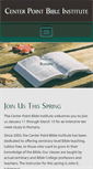 Mobile Screenshot of centerpointbibleinstitute.com